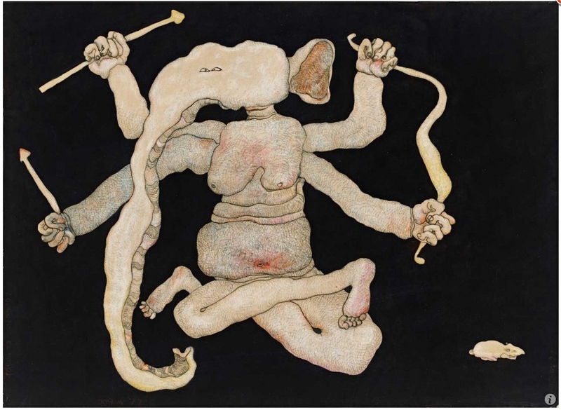 Ganapati the Warrior, by Jogen Chowdhury (1977)